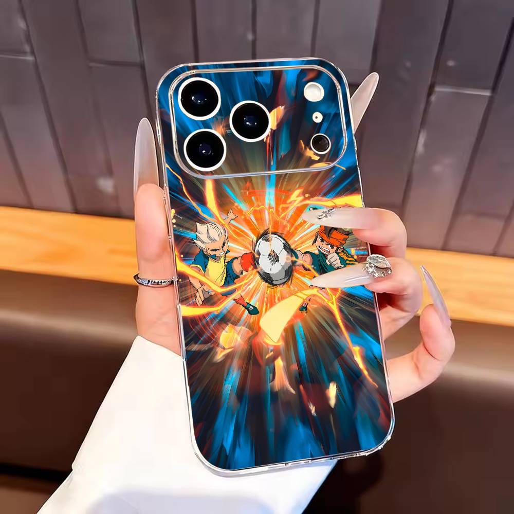 Football I-InazumaS Eleven 11 Phone Case For iPhone17,16,15,14,13,12,11 Plus,Pro Max Soft Transparent Cover