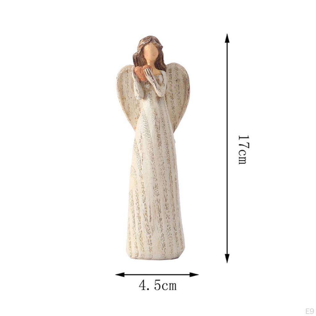 Engel Figur Hand bemalt Ornament dekorative Cherub Figuren für Schrank Tischplatte Bücherregal