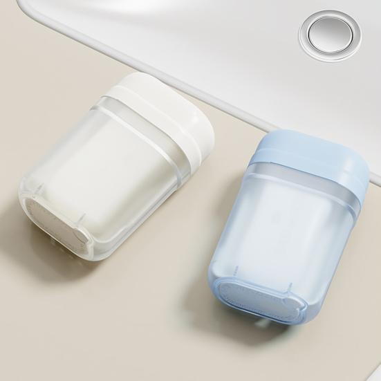 Bathroom Soap Bar Holder Soap Dish Container Self-draining Design Compact Portable Travel Soap Case with Lid