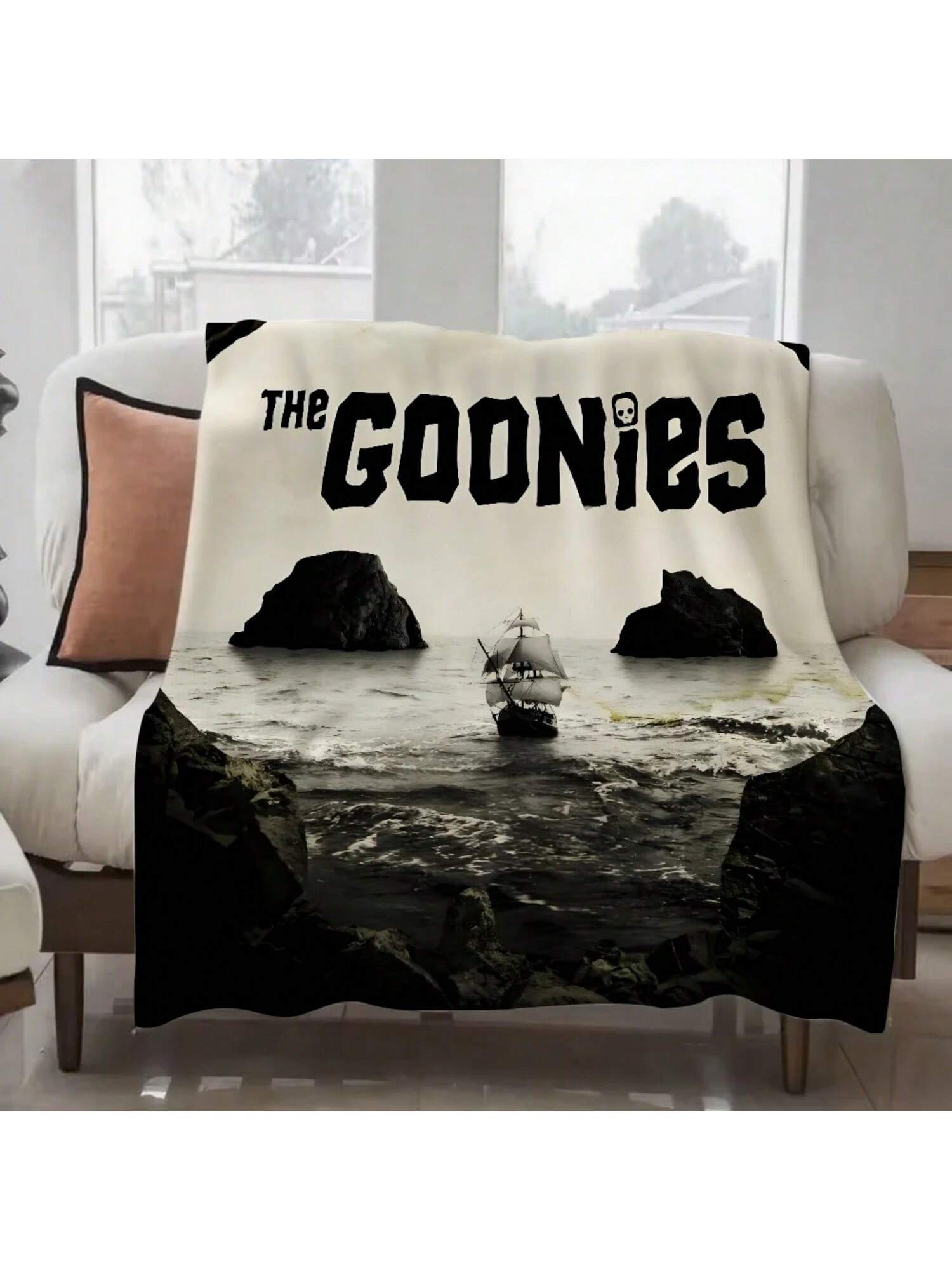 Movie The G-Goonies Blanket Design Lightweight Throw Blanket For Dorms, Naps, Living Room, Office,Sofa,All-Season 75X95CM