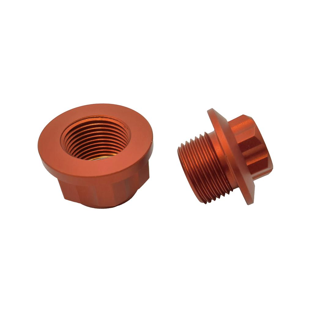 For Husqvarna TE FE KTM XCW EXC EXCF 125 200 250 300 350 400 450 500 2016-2022 Dirt Pit Bike Front Rear Wheel Lock Axle Nut