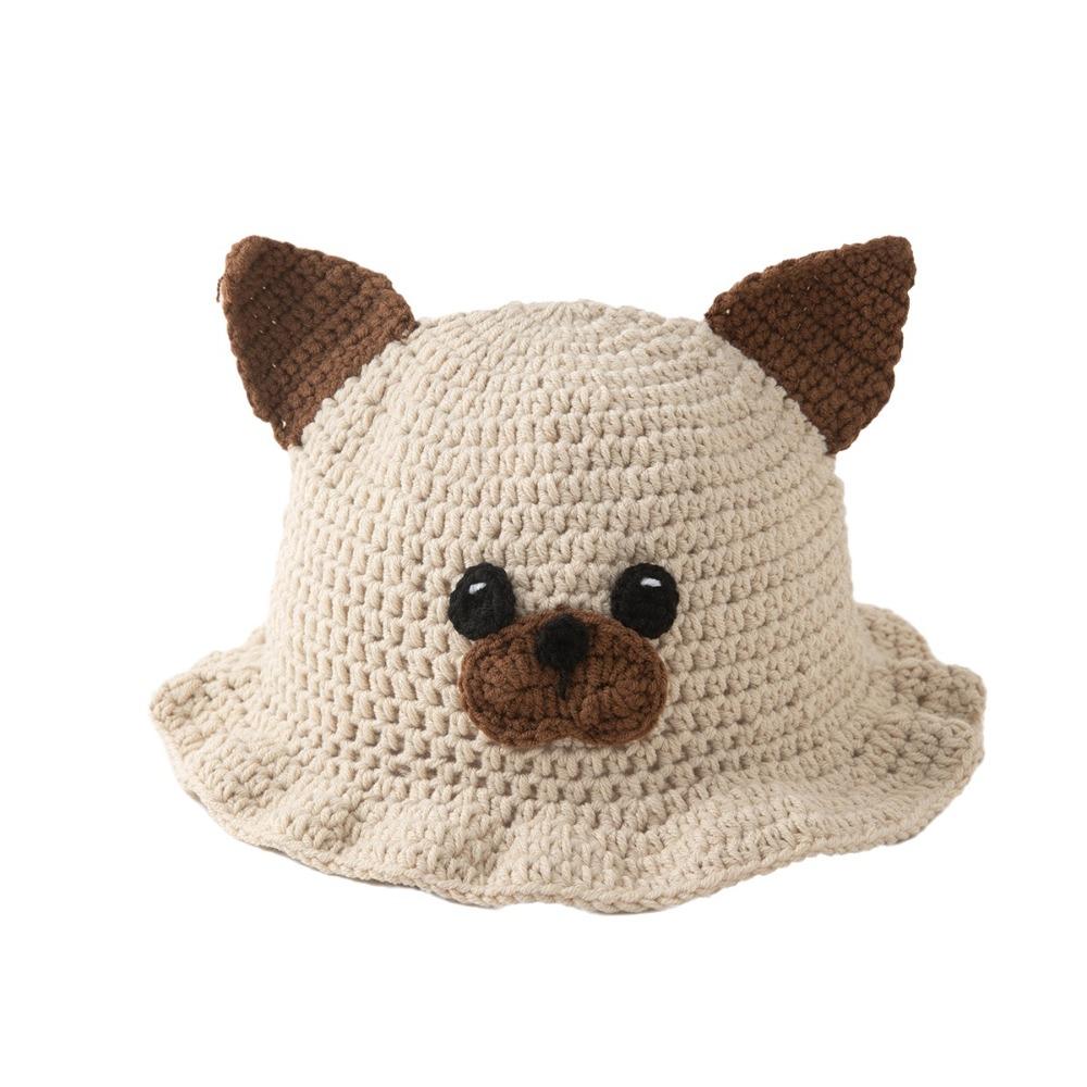 Breathable Women's Beanie Hats Knitted Bucket Hats Fashionable Mesh Beanies  Outdoor Wear