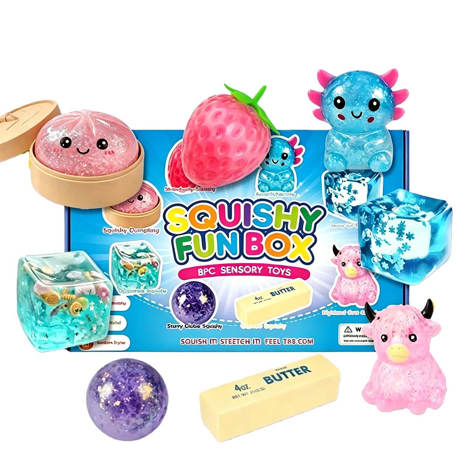 8-Piece Set  Box Slow Rising Squeeze