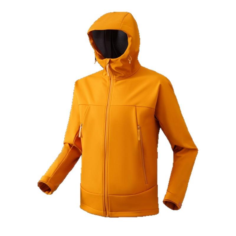 Wind Shield Soft Shell Jacket Men's Windproof, Splash-proof and Wear-resistant Outdoor Sports Jacket High Elastic Comfortable Casual Top Women's