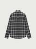 HANGTEN Women'S One Pocket Check Long Shirt_100(10570-120-402-68)