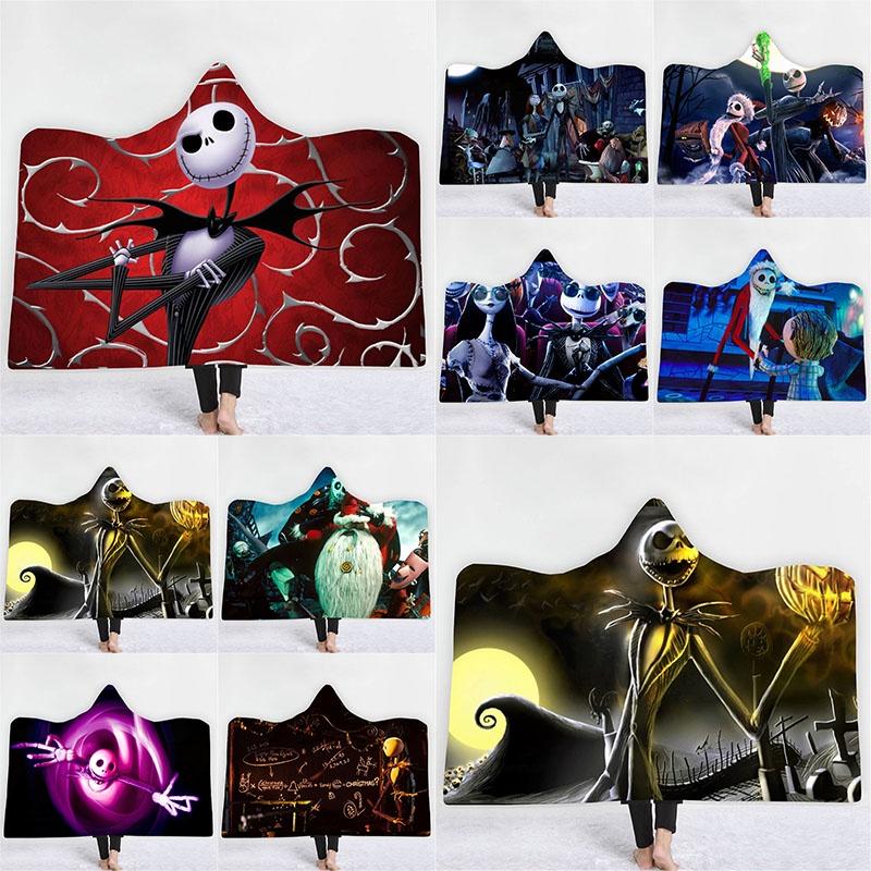 Cozy And Soft The Nightmare Before Christmas Hooded Blanket For Ultimate Comfort