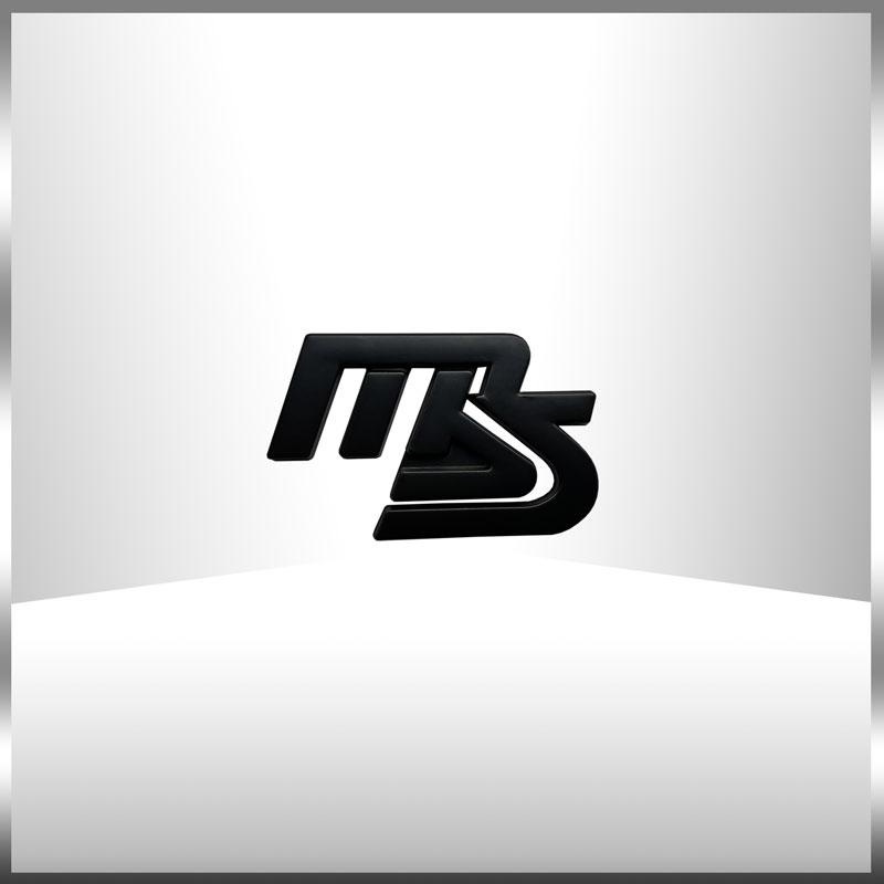 1Pc Car Styling MS Car Side Fender Rear Trunk Emblem Sticker Front Grille Badge Decor For Mazda Speed Mazda MS Letter Logo Atenza Axela