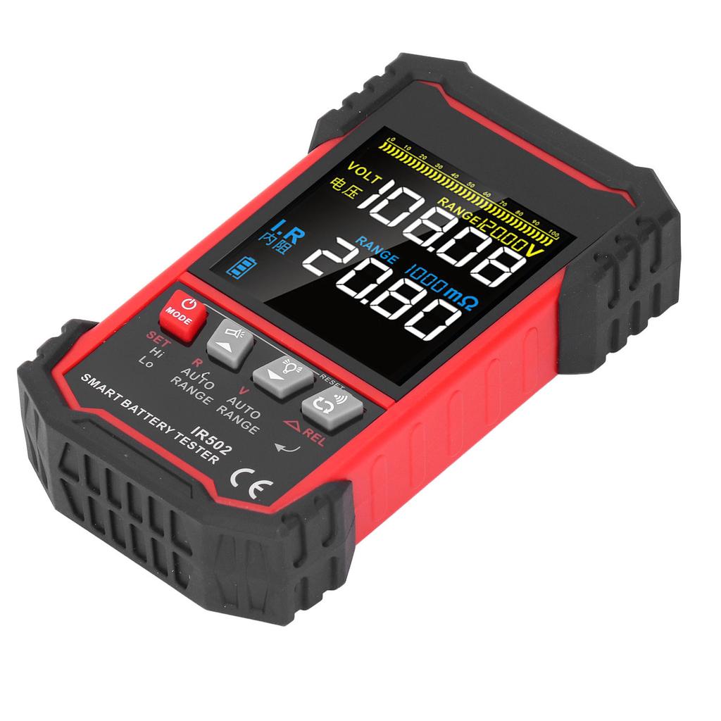 Battery Internal Resistance Voltage Tester TN LCD Display Automatic Battery Analyzer