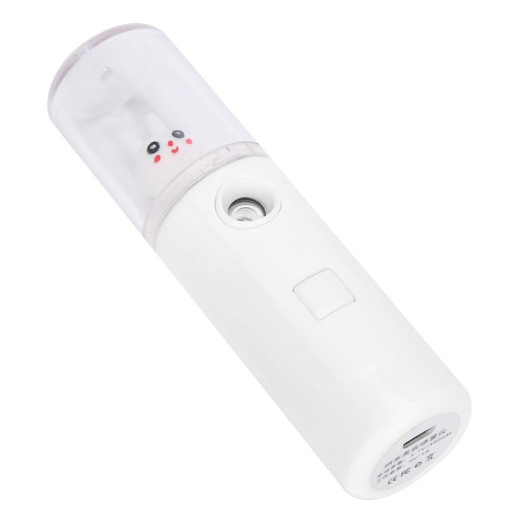 Portable Handheld Mist Sprayer Summer Eye Care Moisturizing Hydrating Mist SprayerWhite