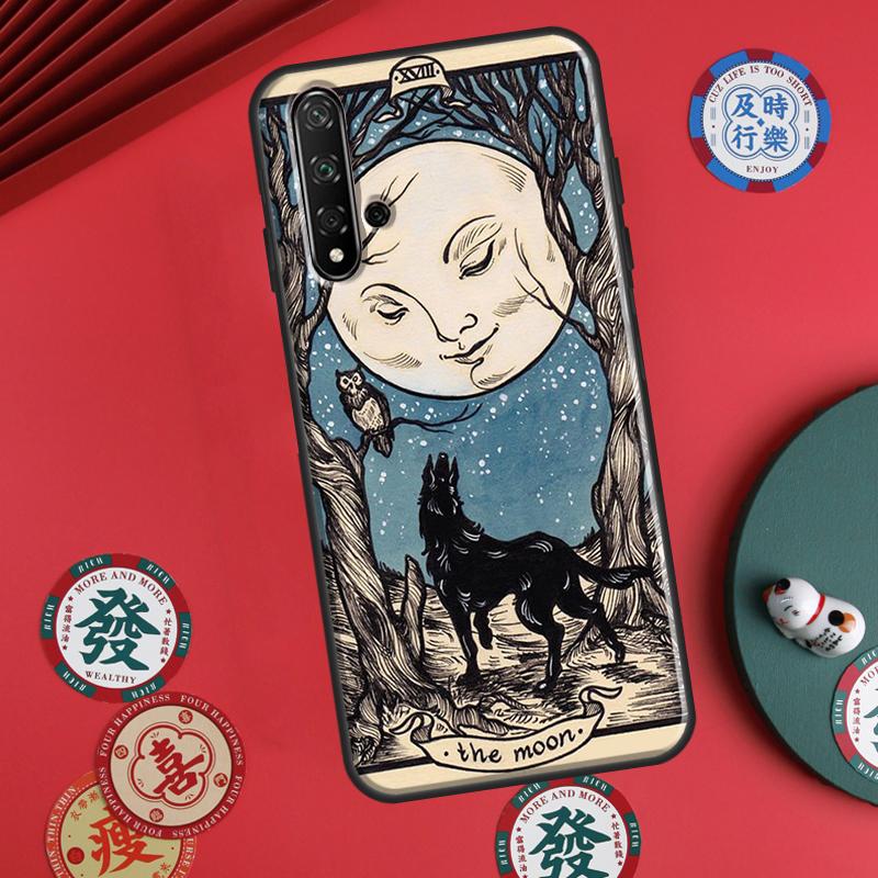 Sun Moon Art For Huawei P20 P30 P40 Lite P60 Pro Nova 12i 11i 8i 12s 9 10 SE Y90 Y60 Y70 Y72 Y61 Y91 Case