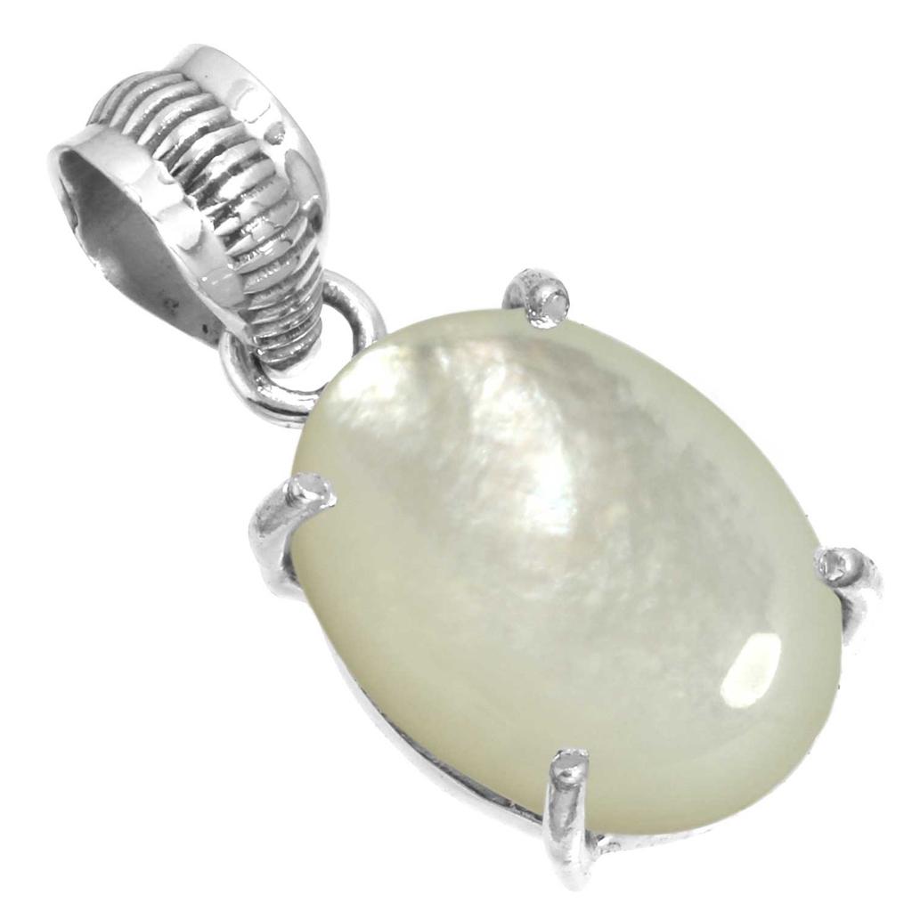 925 Sterling Silver Pendant Women Gemstone Handmade Jewelry Friendship Day Gift Blue Green Purple Copper Turquoise Pearl Lapis Mother Of Pearl