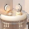 Shower Caddy No Drilling Space Aluminum Anti-Rust Storage Rack with Raised Rails Bathroom Corner Shelf