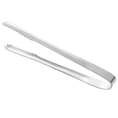 Ice Tong Thicken Stainless Steel Ice Clip Tong Portable Easy Grip Metal Serving Tong for Bar Kitchen