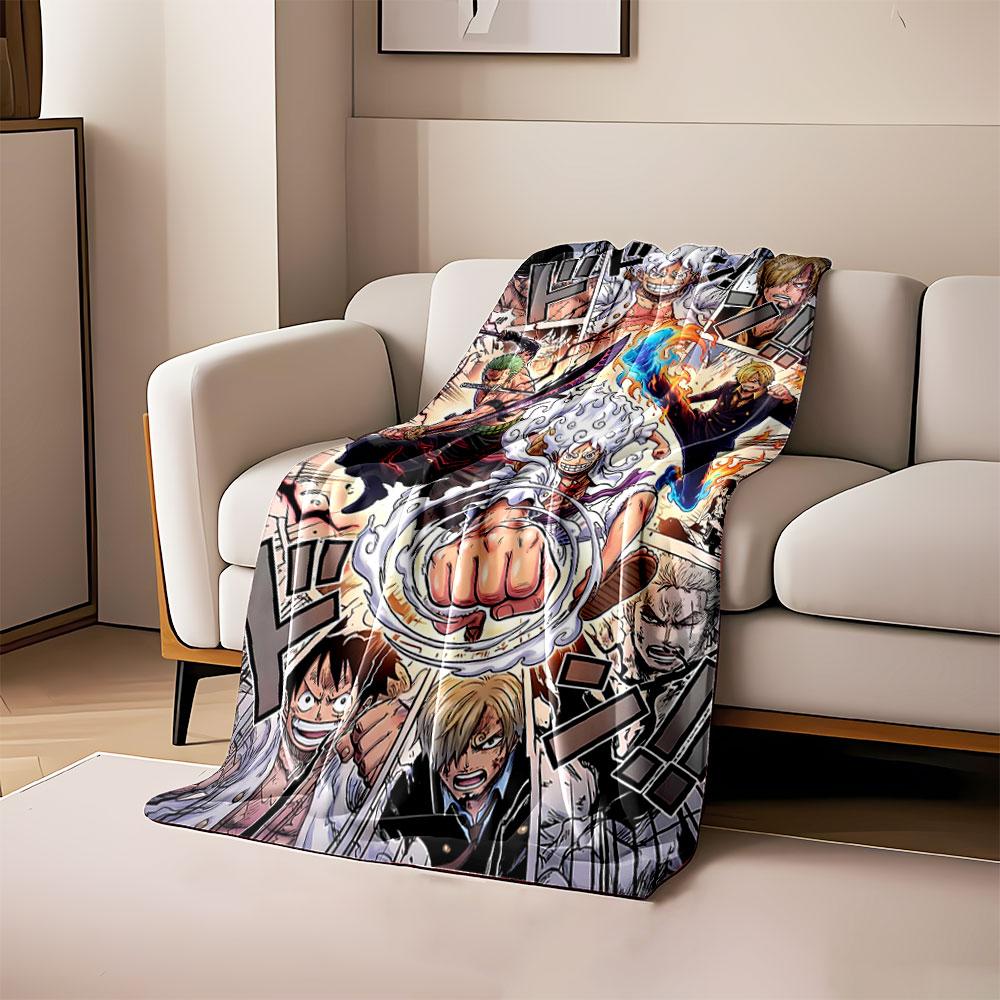 

Dynamic action scene featuring characters attacking with power and force. for all seasons blanket lunch break throw gift 80cm x 120cm