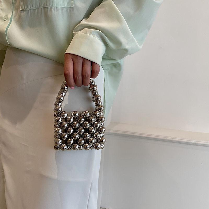 Fashionable Children's Mini Pearl Handbag Stylish Summer Shoulder Bag For Girls