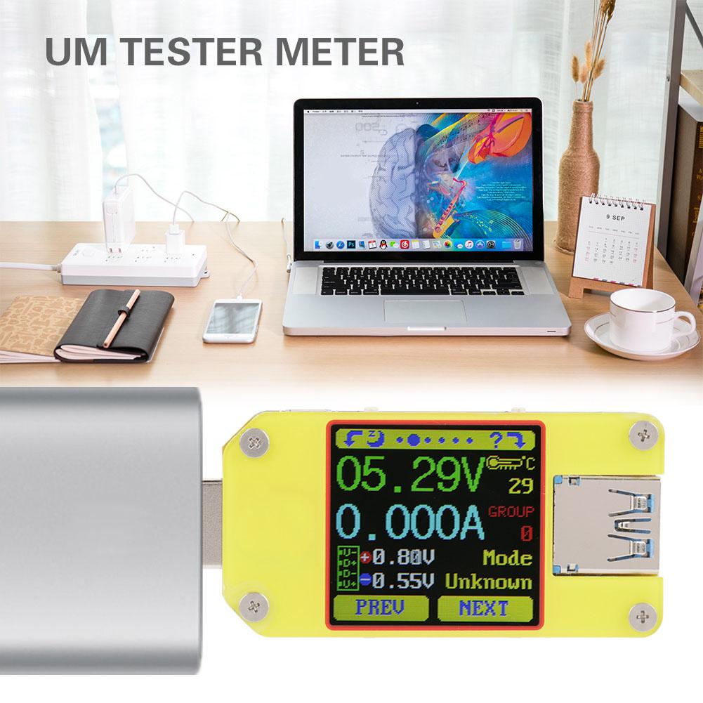 

Voltage Current Measurement Type C Meter for APP USB3.0 Color Screen Tester( UM34C)