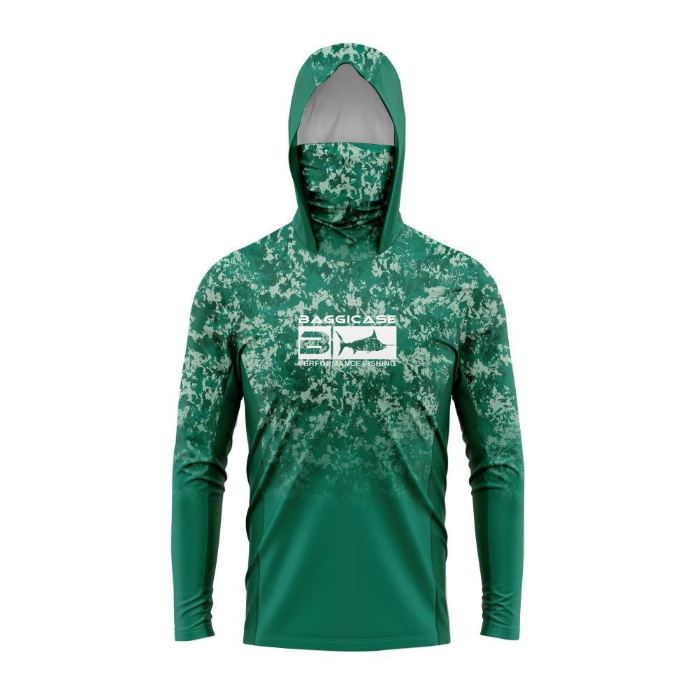 Fishing Clothes Summer Outdoor Fishing Sportswear Hooded Mask Sunscreen Quick-drying Breathable Fishing Clothes
