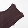2025 Spring Women's European & American Style Ribbed Sleeveless Knitted Top