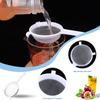 4 Stück Kunststoff Nylon Mesh Siebe für Küche mit Griff Doppelohr Nylon Mesh Sieb Joghurt Milchfilter