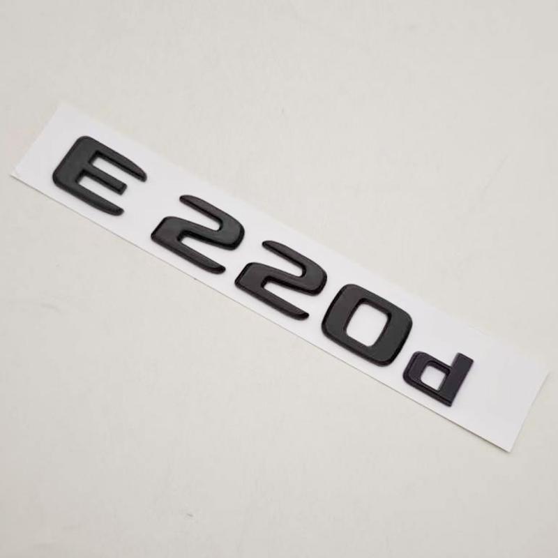 

1pc Car Tail Rear Trunk Badge GLE300d E400d E350d E220d Emblem Letter Stickers For Mercedes Benz 4MATIC W211 W212 W213 W166 W167