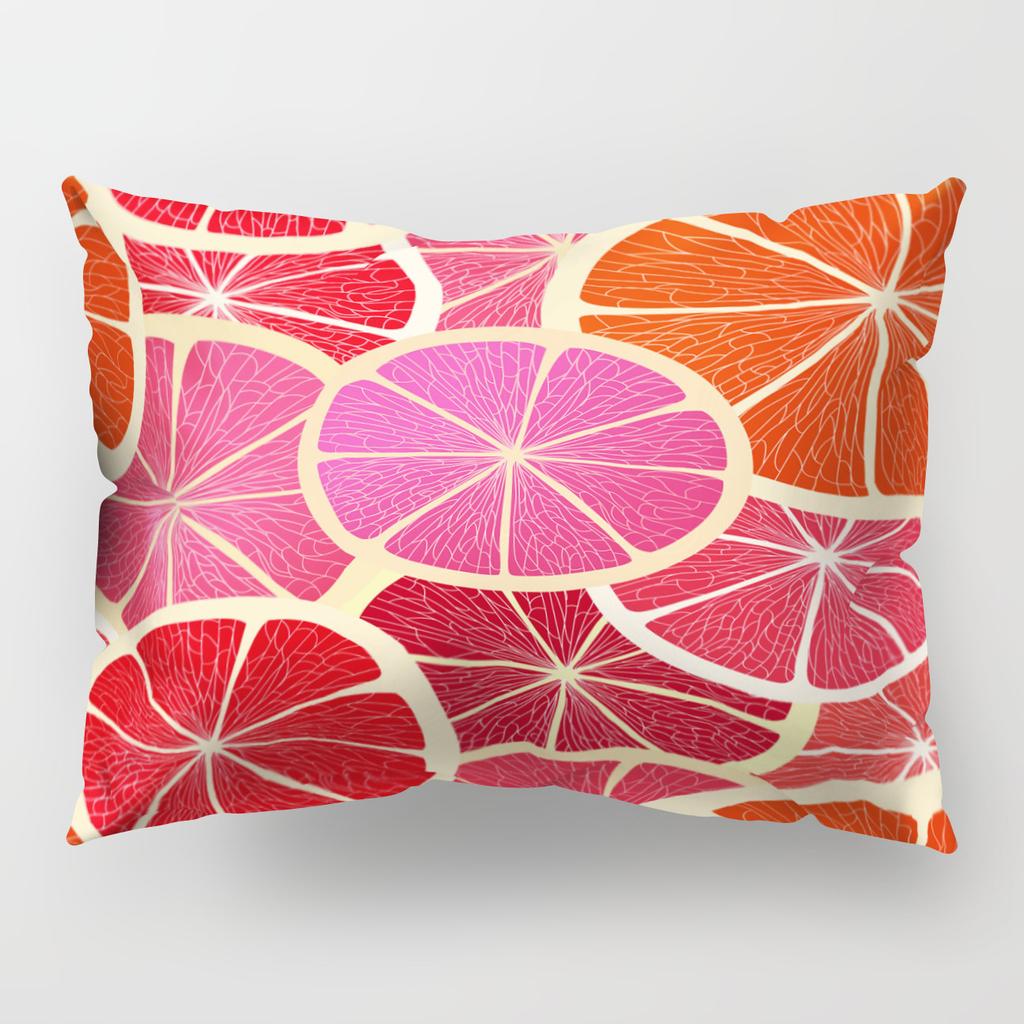 Ins Fruit Single Sided Polyester Pillow Case Watermelon Banana Pineapple Strawberry Pattern Waist Cushion Cover Bedside Pillow Case