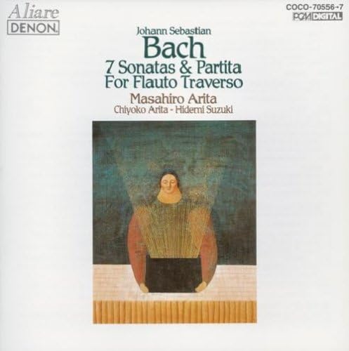CD MASAHIRO ARITA, BACH, CHIYOKO ARITA - Bach: Complete Flute Sonatas COCO705567 Denon Japan Classical Used