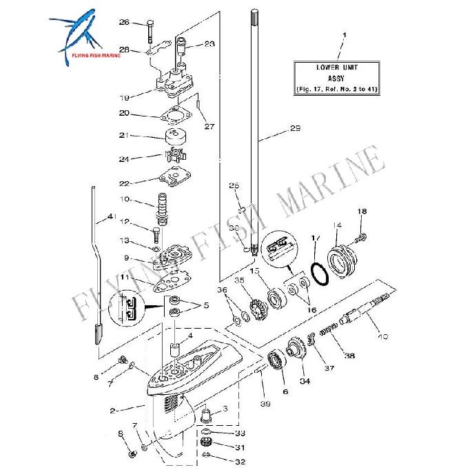 67D-45631-01 Outboard Engine Clutch Dog for Yamaha 4-Stroke F4 F6S F6L Boat Motor
