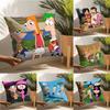 Phineas And Ferb Pillow Case Linen Cushion Covers For Decorative Sofa Home Pillows Case Car Chair Pillows Cases
