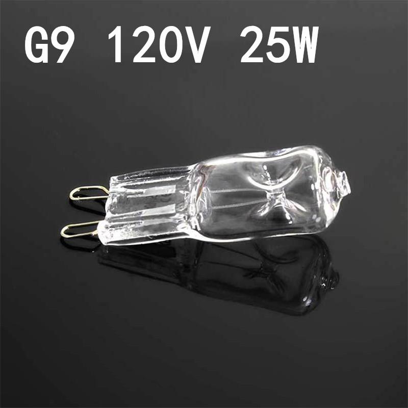 5/10/20PCS Eco Halogen Light Bulbs G9 120V 25W 40W 60W Energy Efficient Crystal Lamps with LED Inserted Beads for Home Lighting