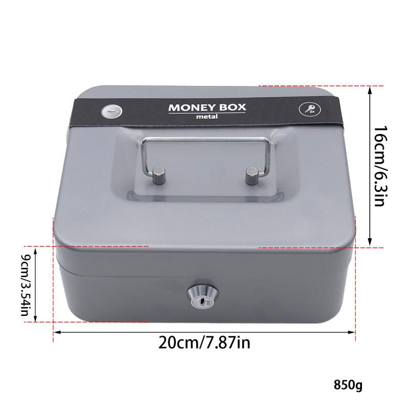 Compact Creative Piggy Bank with Lockable Coin Compartment and Key Storage