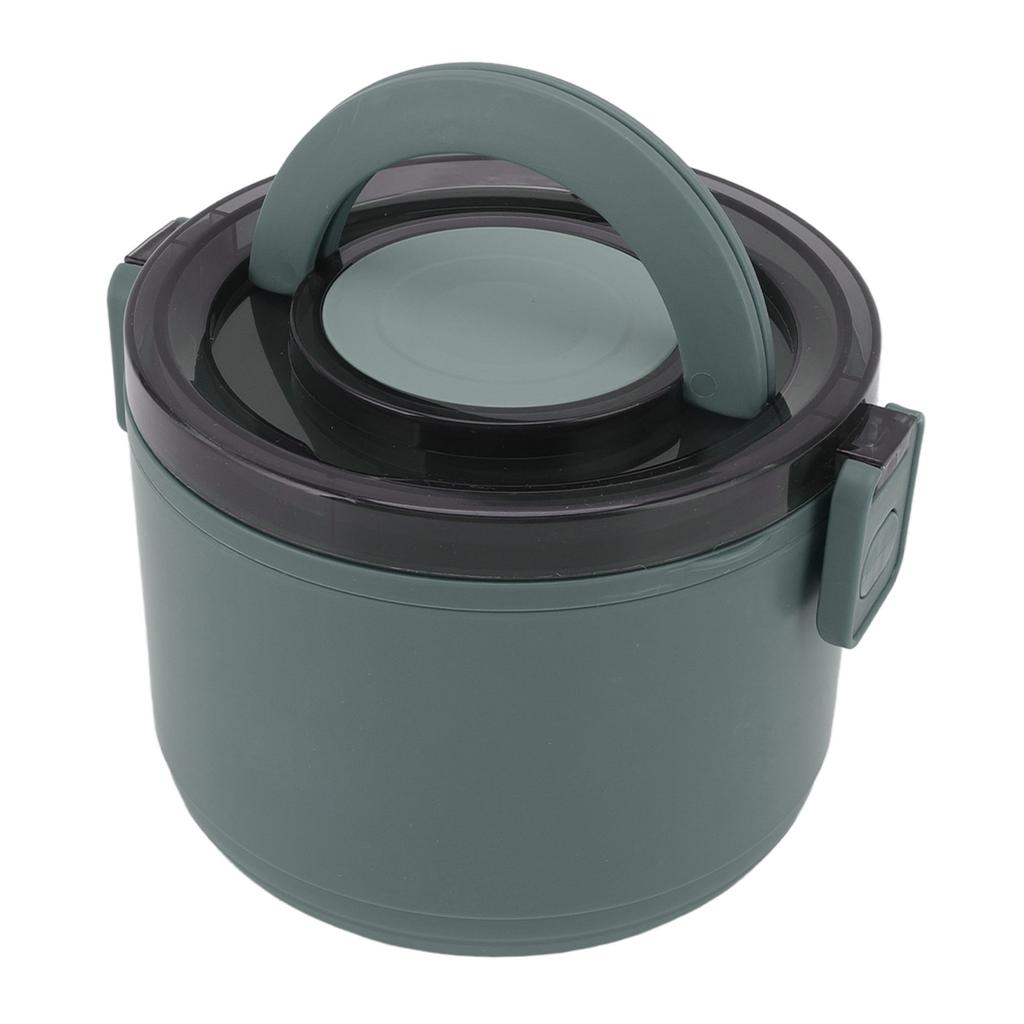 Stapelbare Lunchbox Einlagig 1000ml Isoliert BPA-Frei Edelstahl Bento Boxen für Kinder Zuhause Büro Schule Grün