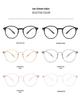Customized Prescription Blue Light Blocking TR90 Oval Glasses for Women with Small Faces