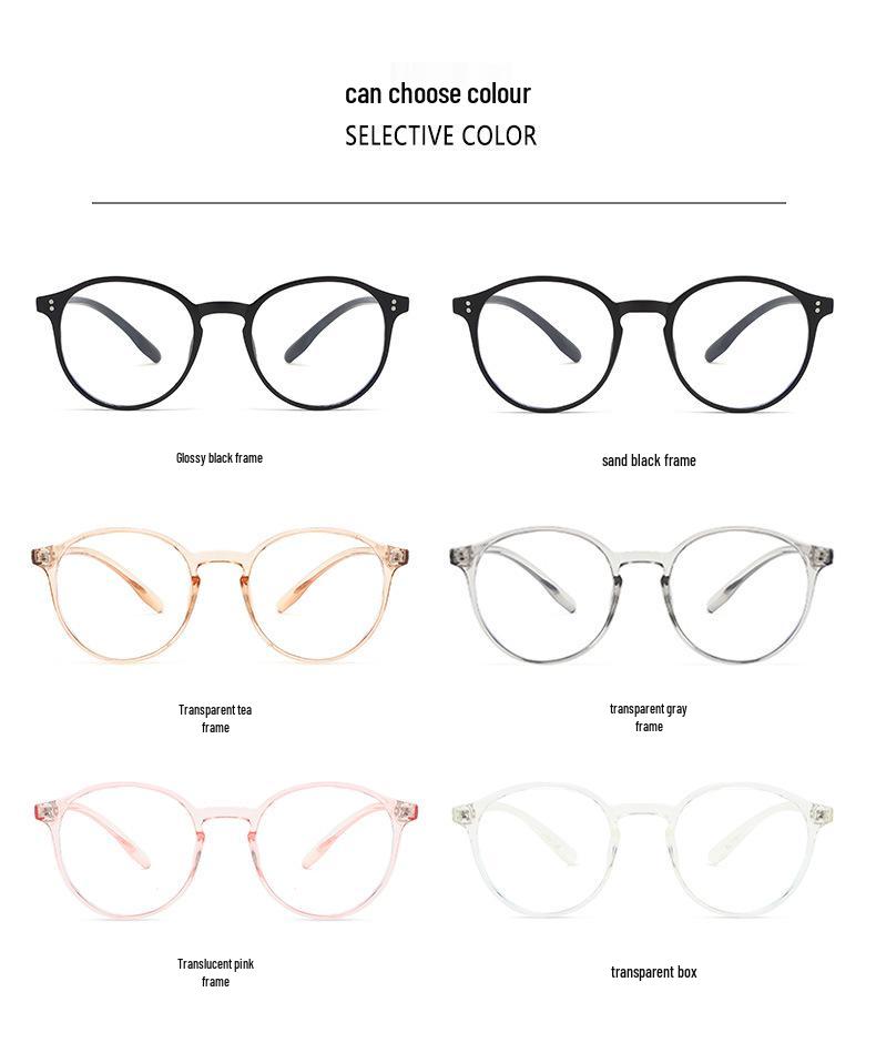Customized Prescription Blue Light Blocking TR90 Oval Glasses for Women with Small Faces