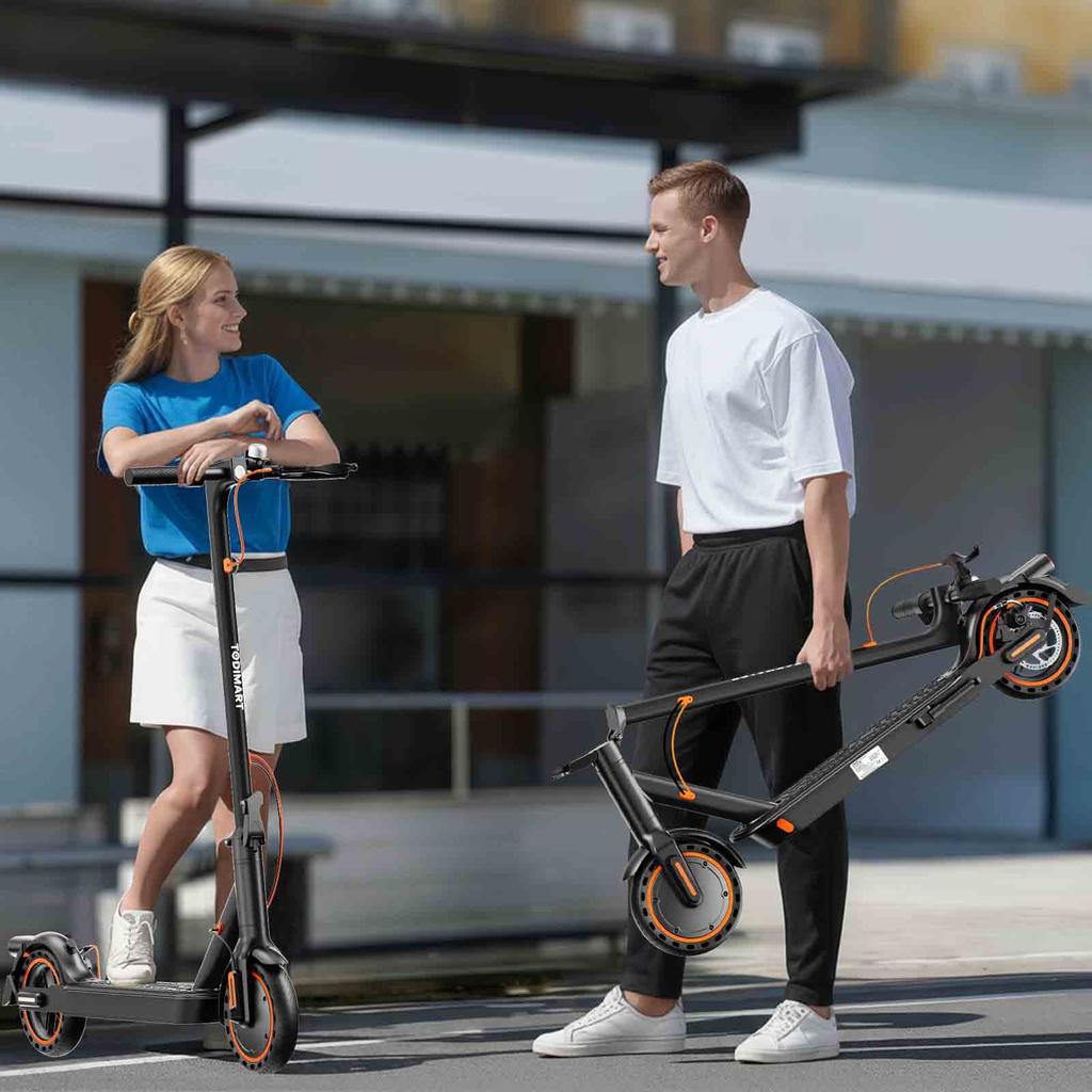 TODIMART T3 Commuting Electric Scooter, Anti-Theft, 36 V 7.8 Ah Battery