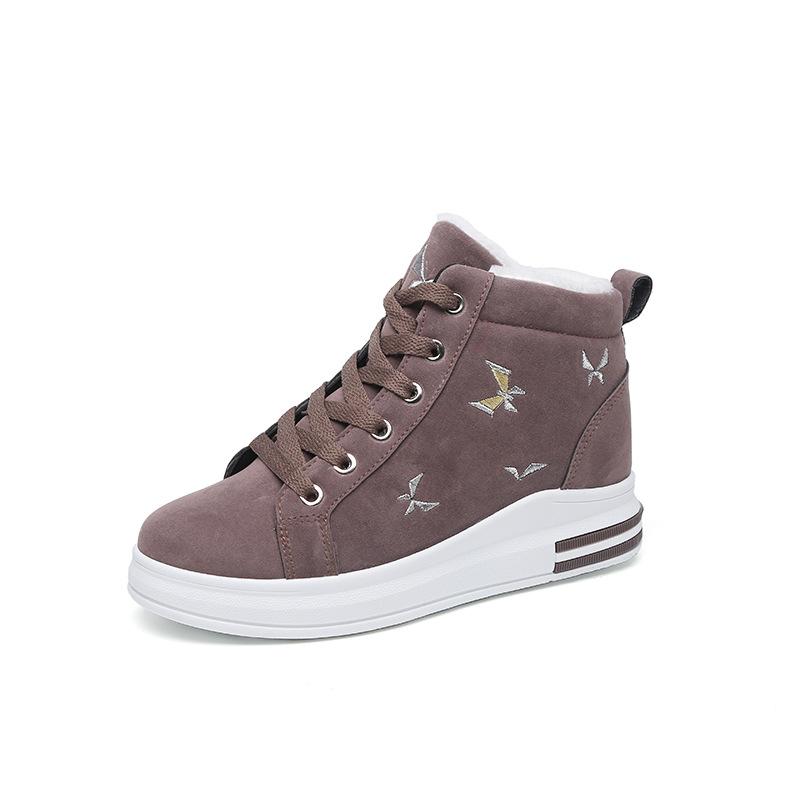 

Зимняя мода женская теплая обувь плюс бархат спортивная повседневная обувь женская обувь 40 коричневый