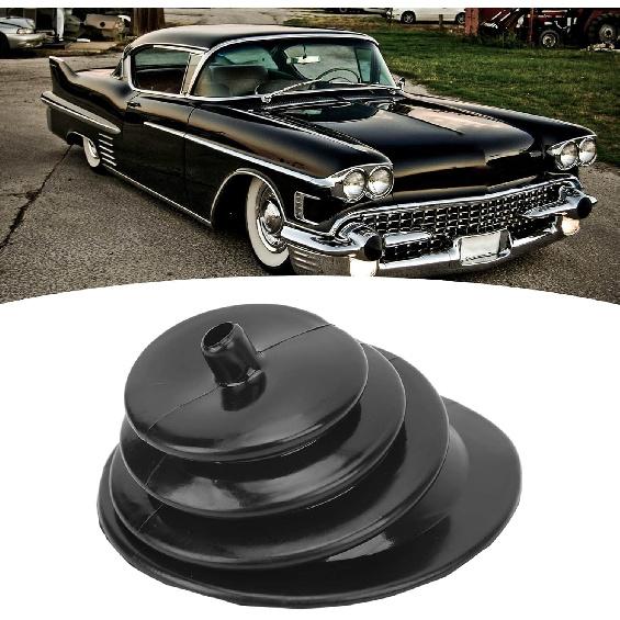 OUKENS 5,25palcová manžeta řadicí páky a sada desky s chromovaným kroužkem 1651 Univerzální náhradní protiprachový kryt pro automobilovou spojku, včetně ozdobného dílu