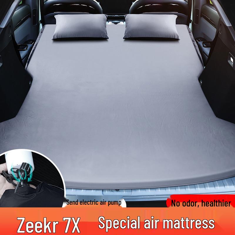 Jike 7x Compatible Car Sleeping Mat: Mattress for Rear Seat & Trunk