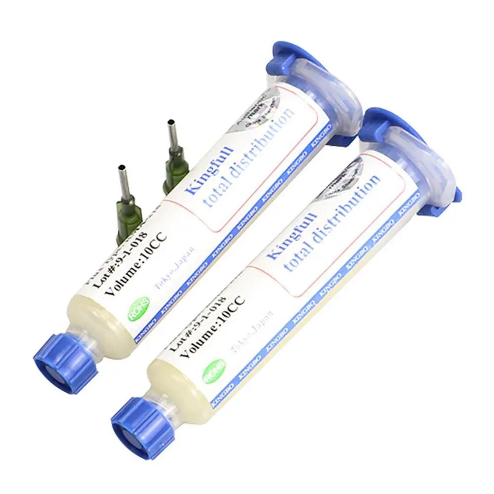 RMA-218 Pasta Saldante No-Clean Senza Alogeni Senza Piombo Senza Residui Flusso per Saldatura 10cc Flusso Saldante a Colofonia BGA PCB Reballing