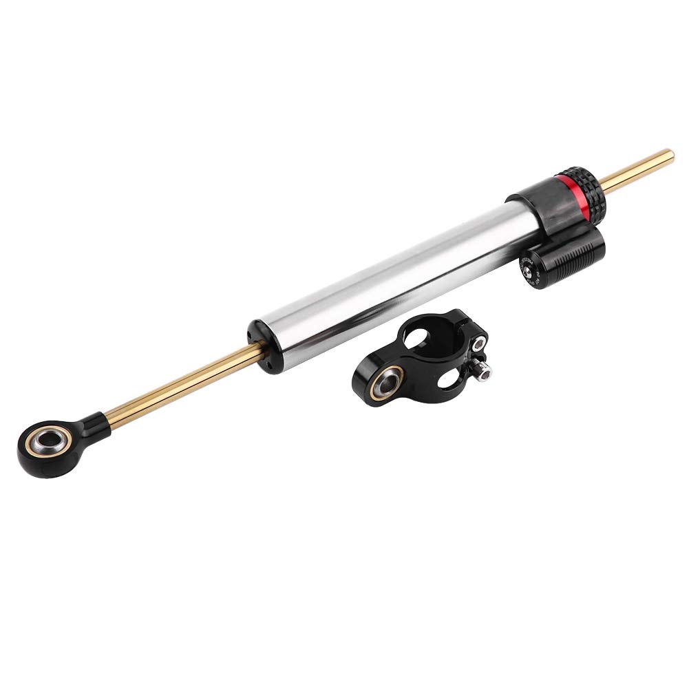 Qiilu Steering Damper CNC Aluminum Easy and Comfortable To Easy Applicable To Motorcycles Such As Stabilizer, Alloy, Ultra-lightweight, Use,