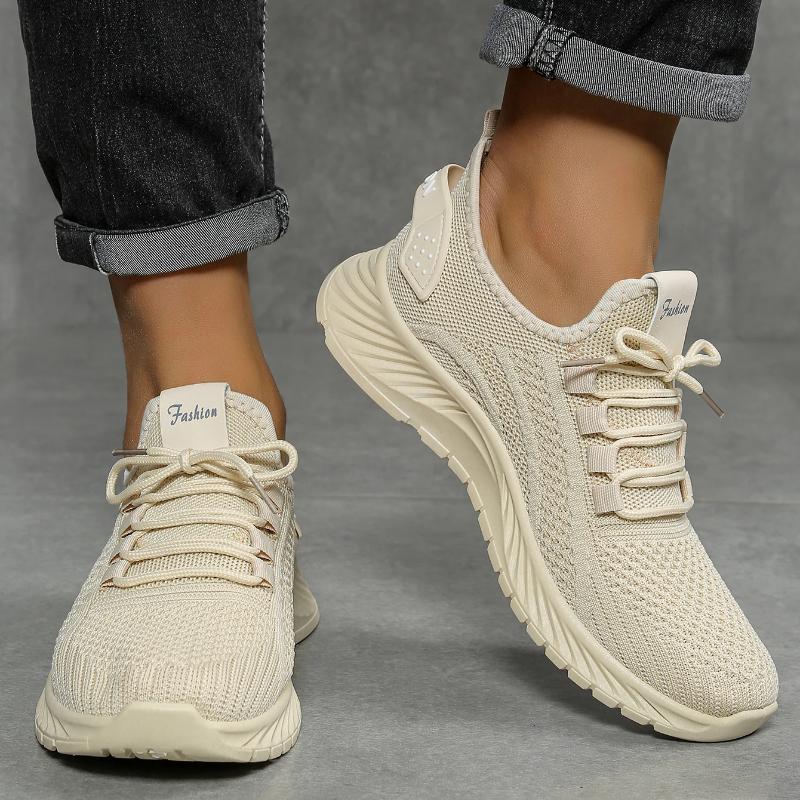 Women Shoes Casual Sneaker Fall Fashion Leisure Sports Single Shoes Trend Fly Weaving Sneakers