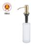Custom 500ml Kitchen Manual Black Hand Dish Soap Dispenser Stainless Steel for Kitchen Sink Factory in China