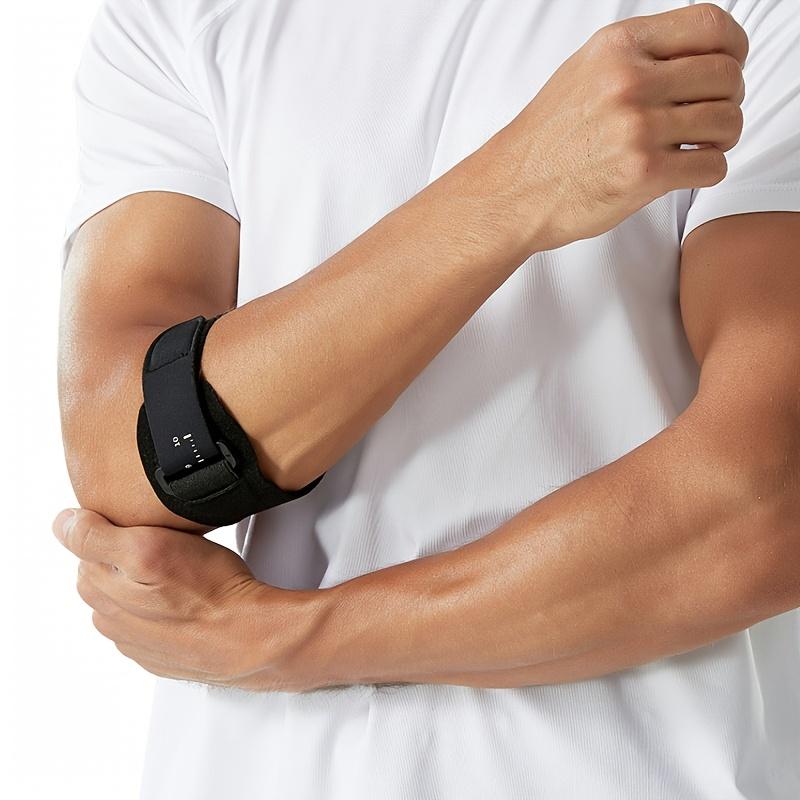 1PC Tennis Elbow Brace - Adjustable Forearm Support with Removable Pad for Tendonitis,Breathable Compression Strap for Men Women