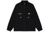 Jackets Men's Black Stand Collar Moderate Workwear AMJ13362-BK