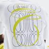 On Club-T Graphic Logo Loose Fit Drop Shoulder Short Sleeve T-Shirt Men Tops White Lime 1MF11842929