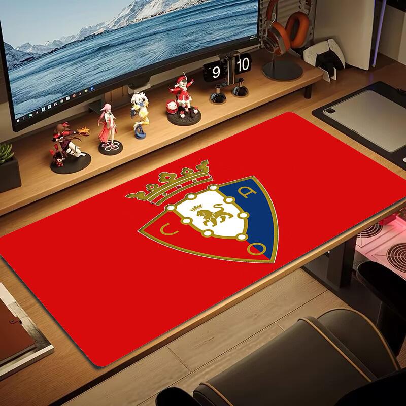 CA Osasuna Print Cushion Non-slip Laptop Tablet Big Mousepad XXL Mat Mini PC Playmat With Lock edge
