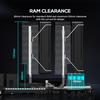 FROZN A620 PRO SE Blackout Dual Tower Air CPU 6 X 6mm Heat Dual 120x120x25mm Silent Compatible with Intel AMD ID-COOLING - Cooler, Tubes, Fans,