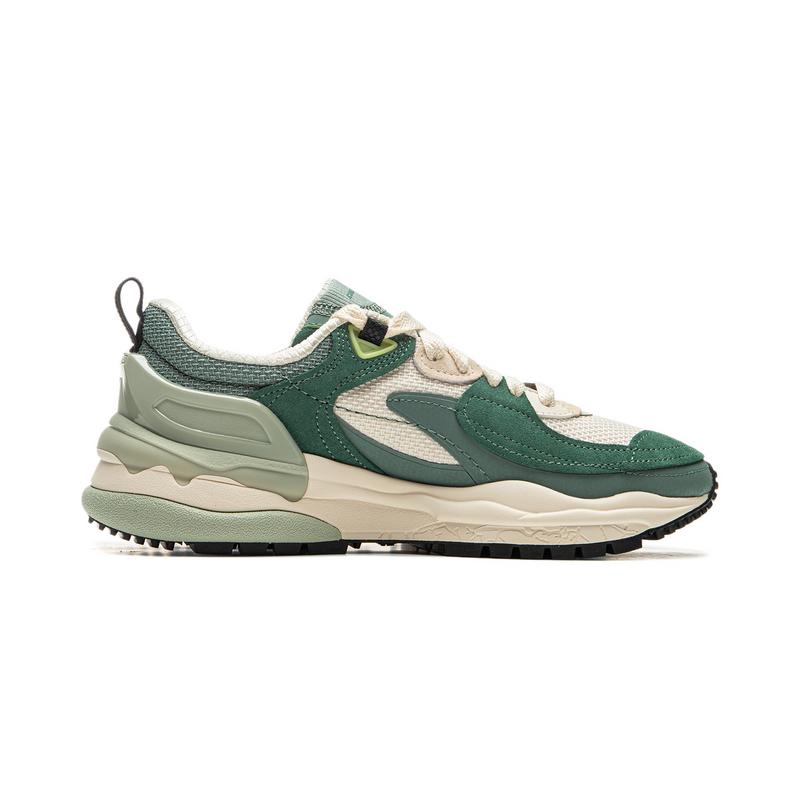 Li Ning CF Origin V4 Sports Comfortable Wear-Resistant Breathable Low-Top Lifestyle Shoes Women Sneaker Green AGLU290-1