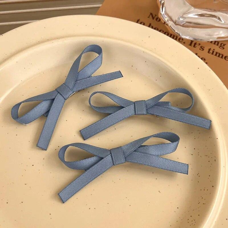 3pcs/set Bowknot Hair Clips for Women Fashion Barrettes Hairpins Headwear Sweet Girls Cute Bow Hair Clip Female Hair Accessories