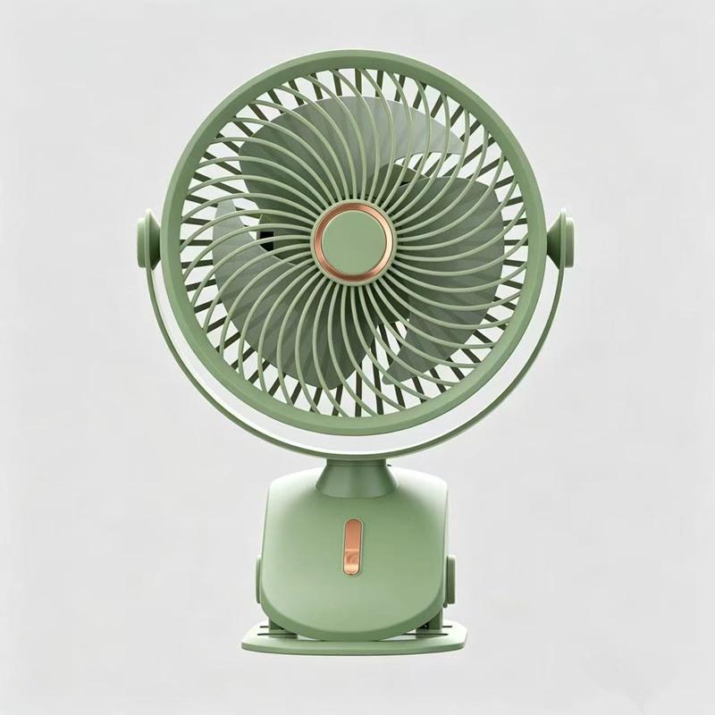 6-Inch USB Rechargeable Mini Fan with Night Light for Desktop, Office, Dorm