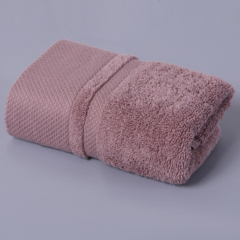 100% A-Grade Antibacterial Cotton Bath Towel - Thick, Soft, Absorbent, Quick-Drying, Adult Size Washcloth